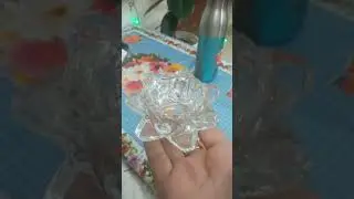 ##shopping #homedecor #cristal lotus diya##@nd ##candle