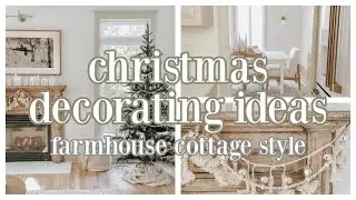 CHRISTMAS DECORATING IDEAS 2021 | COZY NEUTRAL CHRISTMAS DECOR | CREATING A COZY FIREPLACE