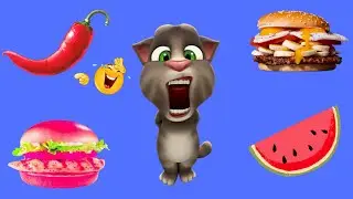 Watermelon and Burger Eating Prank in talking tom #4 Cartoon For Kids - Talking Tom Cartoon