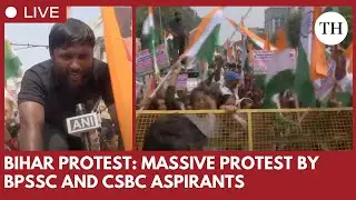 Bihar Protest: Massive protest by Students of BPSSC & CSBC near Gandhi maidan, Patna