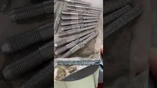 Some samples of metal thread rolling machines #thread #steel #pipe #metal #rolling #manual