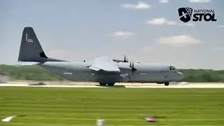Pony Express STOL - C-130 lands in EXTREME Crosswinds!