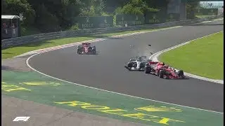 Bottas Tangles with Vettel | 2018 Hungarian Grand Prix