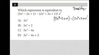 Which expression is equivalent to (5x^3 - 2x + 1) - (2x^3 + 2x + 1)?