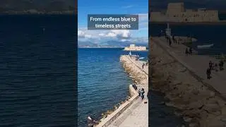 Seaside town#travel#europe#greece#beach#town#shortsviral#shortsvideo#youtube#vacation#peaceful