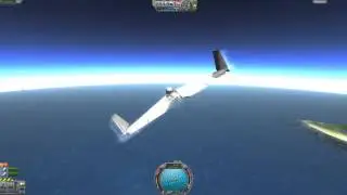 550m/s in under 2 minutes using no fuel ( KSP v 0.20 )