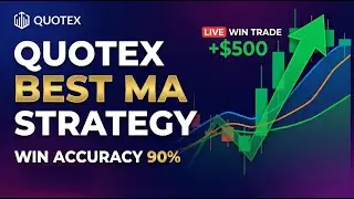 Quotex Binary Trading Secret Strategy | Moving Average + Price Action = 90% Accuracy
