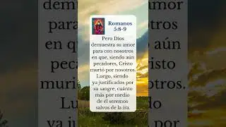 Romanos 5:8-9 | Cristo es el camino #jesuscristo #dios #versiculodeldia #biblia