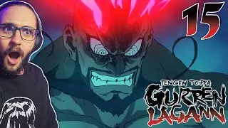 Simon VS Spiral King | Gurren Lagann Episode 15 REACTION