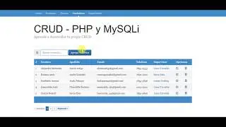 CRUD PHP MySQLi JQUERY AJAX