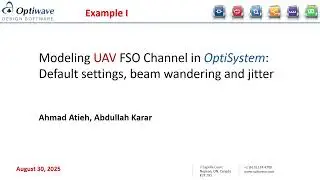 Free-Space Optical Communication in UAV Systems &mdash; Part 1