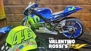 Build Valentino Rossi's YZR-M1 Motorcycle - Pack 18 & 19 - Stage 83-91