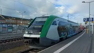 Züge am Bahnhof Halle (Saale) am Samstag 4.1.2025