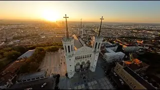 Flying around Lyon city with my FPV Drone