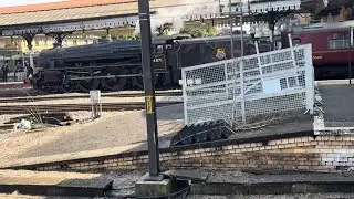 Trains - York Station- Thursday 1/8/2024 Carnforth- Scarborough charter 44871 n 47848, 47815, 66134