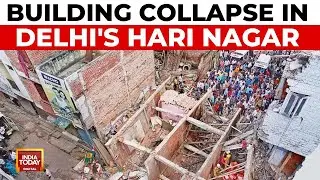 Delhi Building Collapse: Harinagar Incident Amidst Heavy Rains, 3-4 Injured | India Today News