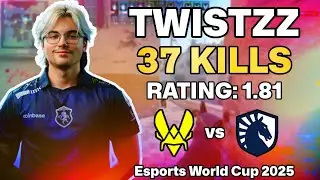 💥 TWISTZZ POV: DUST2 DESTRUCTION vs Vitality! | Esports World Cup 2025