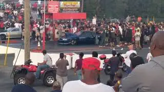 JJ Rodgers driving his badd ass Nos small block mustang
