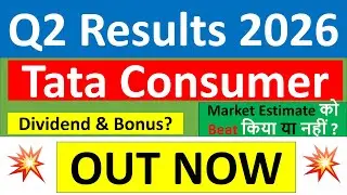Tata Consumer Q2 results 2026 | Tata Consumer results today | Tata Consumer Share latest News today