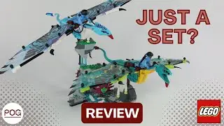 Lego Avatar Review: Jake and Neytiri's First Banshee Flight, Lego Set 75572