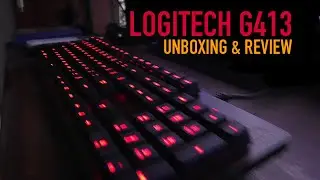 Logitech G413 Backlit Mechanical Gaming Keyboard Unboxing & Review 4K