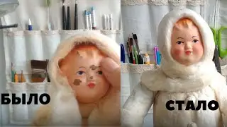 RESTORATION OF SNOW MAIDEN Master Class DO NOT THROW AWAY OLD COTTON WOOL RESTORATION OF ANTIQUE ...