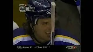 2000-01 NHL St. Louis Blues vs Mighty Ducks Of Anaheim