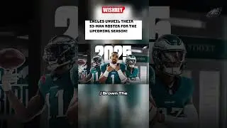 Philadelphia Eagles Finalize 53-Man Roster for NFL Season #shorts
