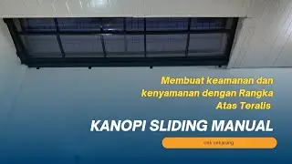 Kanopi Sliding Manual Lapis Tralis Besi |Solusi Modern & Aman untuk Rumah Anda
