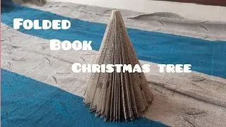 How to make a folded book Christmas tree 🎄