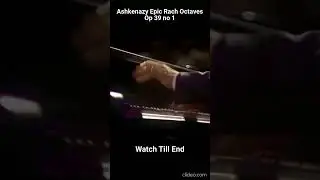 Ashkenazy Epic Octaves in Rach Etude