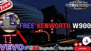 FREE TRUCK ATS 1.55 kenworth w900 MOD updated
