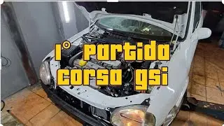 1&deg; partida do corsa gsi, motor novo eai ?? #tocadocorsa #corsagsi