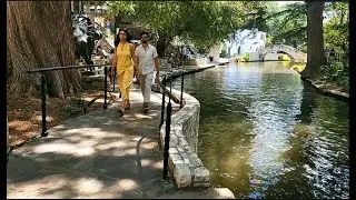 Peaceful Sunday Walk on the San Antonio River Walk | Relaxing POV Tour with Soft Music (No Talking)