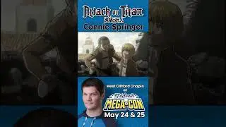 Clfford Chapin from Attack on Titan is Coming to MidSouth Mega Con!