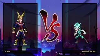 Deku 100% VS All Might mugen