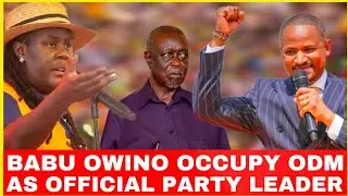 BABU OWINO OCCUPY ODM AS PARTY LEADER