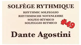 Dante Agostini Rhythmic Solfeggio Vol. 1 Ex.49