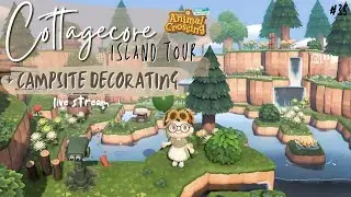 COTTAGECORE ISLAND TOUR & CAMPSITE DECORATING! [28-03-2021]