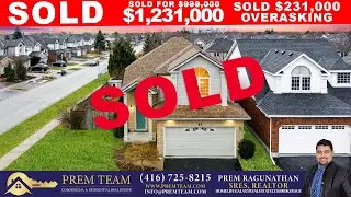 43 Camm Crescent Guelph, ON | SOLD OVERASKING | Prem Ragunathan | Realtor | Homelife Galaxy