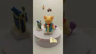 Beaded Amigurumi: Cute School Cat with a Book 📚🐱✨ | #decor, #souvenir, #bestgifts