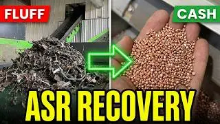 ASR Recovery in Action: Car Fluff Cleaned, Metals Claimed