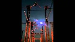 765 KV isolator closing, creating induction #isolator #viralshorts #shorts #viral #trending