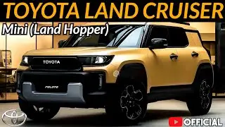 Toyota Land Cruiser Mini (Land Hopper) 2025 года выглядит готовым к соревнованию с Bronco Sport.