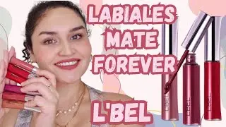 Labiales Mate Forever de L'bel 💄💋. Reseña