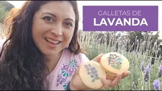 GALLETAS con FLORES de primavera. Receta sencilla para preparar galletitas de lavanda paso a paso