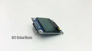 1.54 Inch OLED Display Module 128x64 SPI IIC Interface White And Blue Font