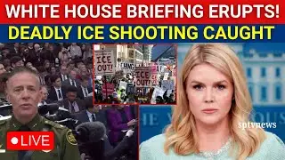 Karoline Leavitt LIVE: White House Briefing Explodes after ICE kills Protester! Minneapolis Shooting