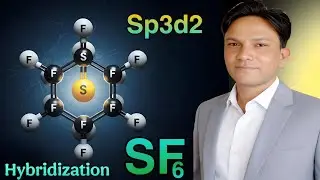 Hybridization of SF₆ Explained || sp&sup3;d&sup2; Hybridization & Octahedral Geometry || Class 12 Chemistry.