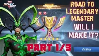 MARVEL SUPER WAR: Promotion Game Part 1/3 - I CAN'T LOSE NOW! - Hela Jungler - Power Core+Build